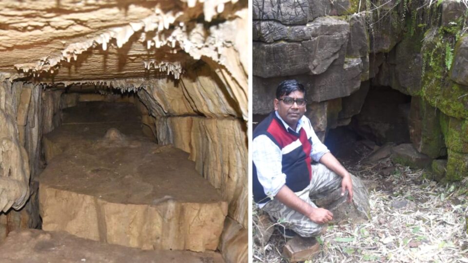 चित्रकूट में गुप्त गोदावरी की मिली तीसरी गुफा: अंदर की आकृति कर रही लोगों को कर रही आकर्षित