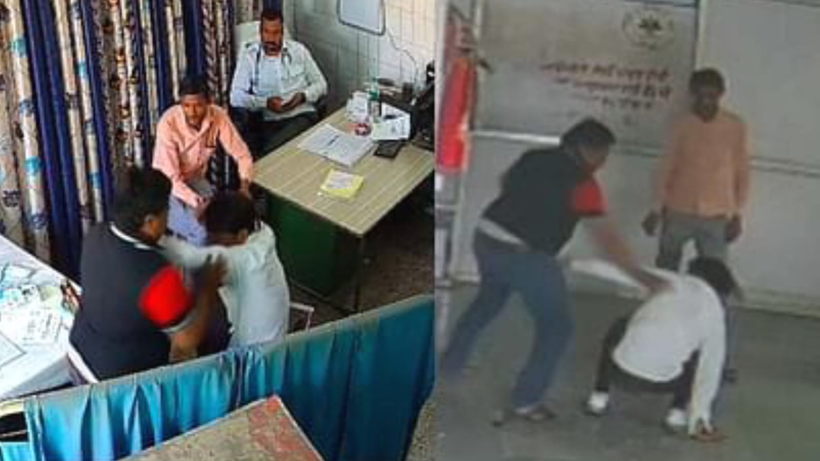 डॉक्टर ने मरीज को पीटकर कक्ष से बाहर घसीटा, घटना सीसीटीवी में हुई कैद, डीएम ने जांच के दिए आदेश