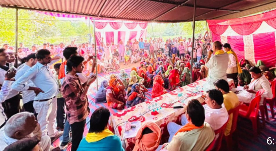 विधायक प्रकाश नें बुलंद किया नारा : आरके पटेल जन मन का प्यारा