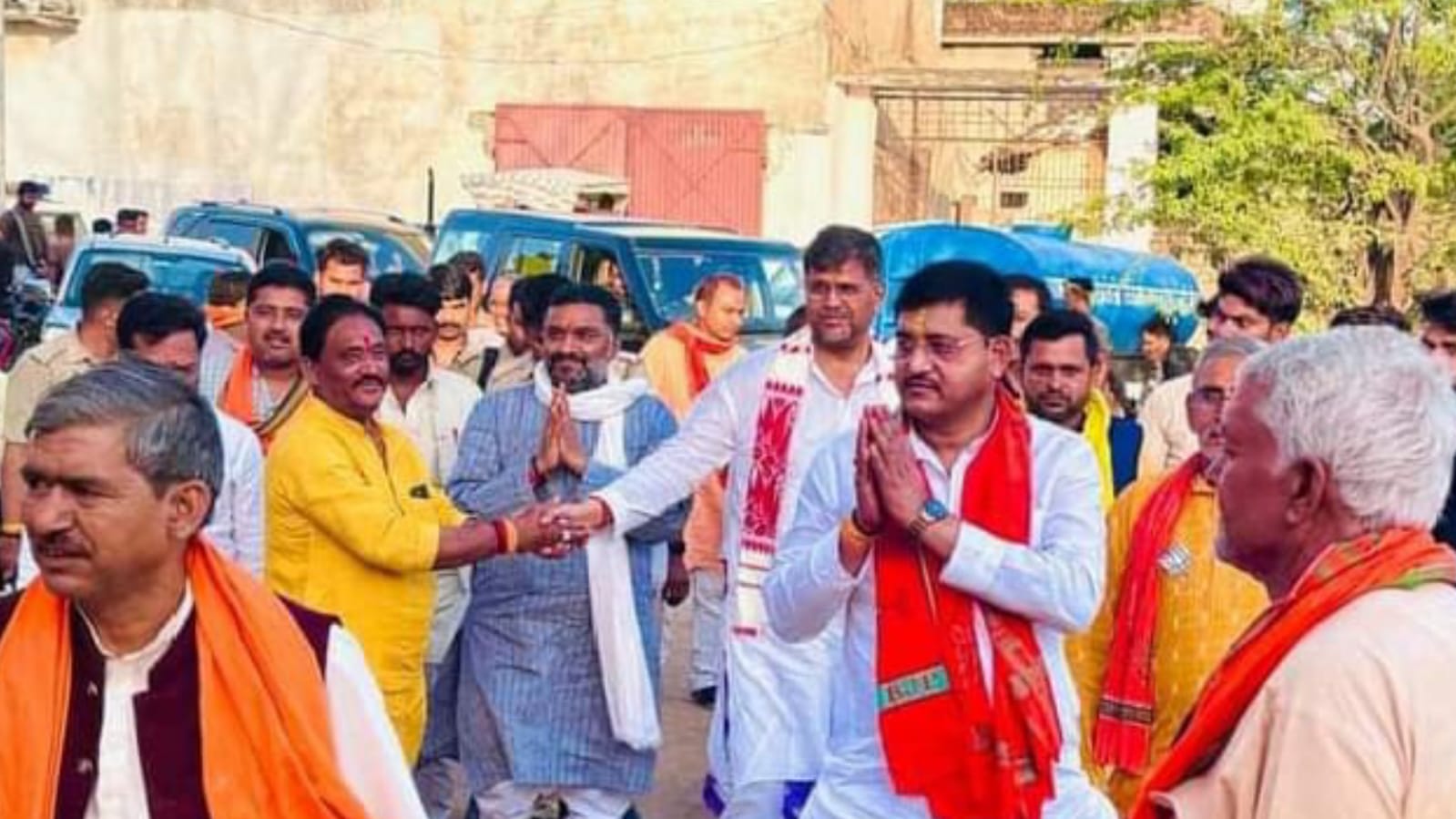मंत्री रामकेश मतदाताओं में आकर्षण का केंद्र : भाजपा प्रत्याशी के पक्ष में किया शंखनाद