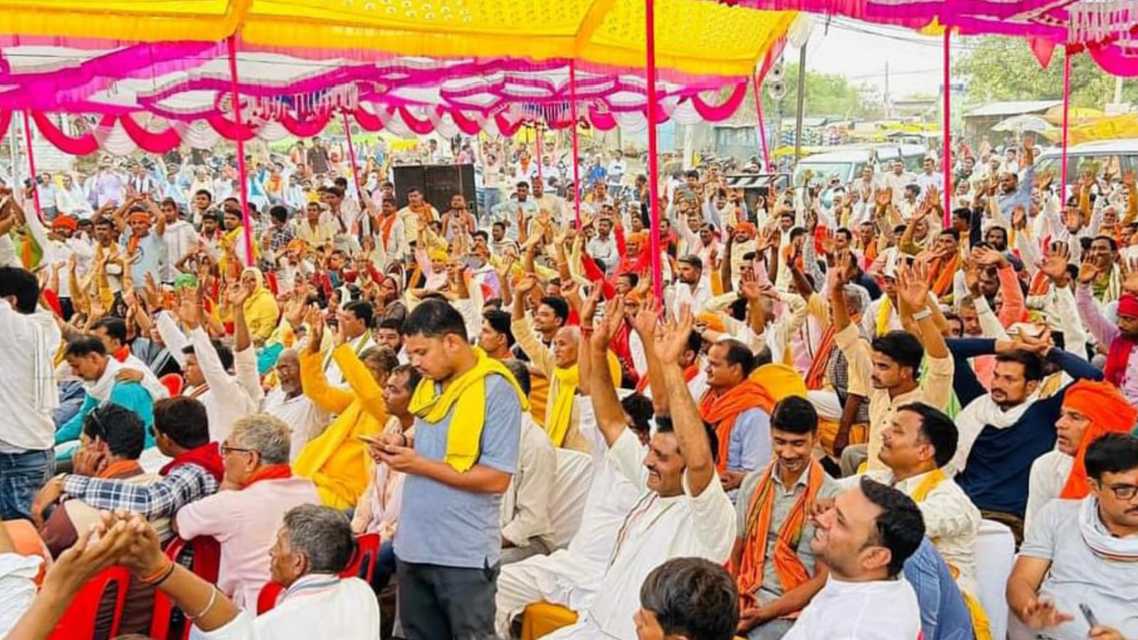 अन्नदाता सम्मेलन में गूंजा पीएम मोदी का जयकारा : किसानों में उमड़ा उत्साह