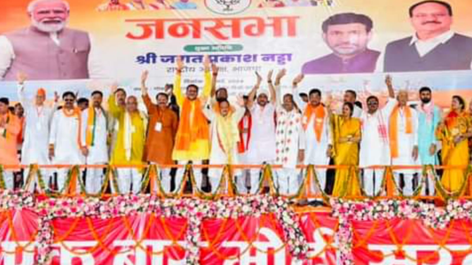 जेपी नड्डा की ललकार : राम को काल्पनिक बताने वालों को घर पर बैठाने का चुनाव