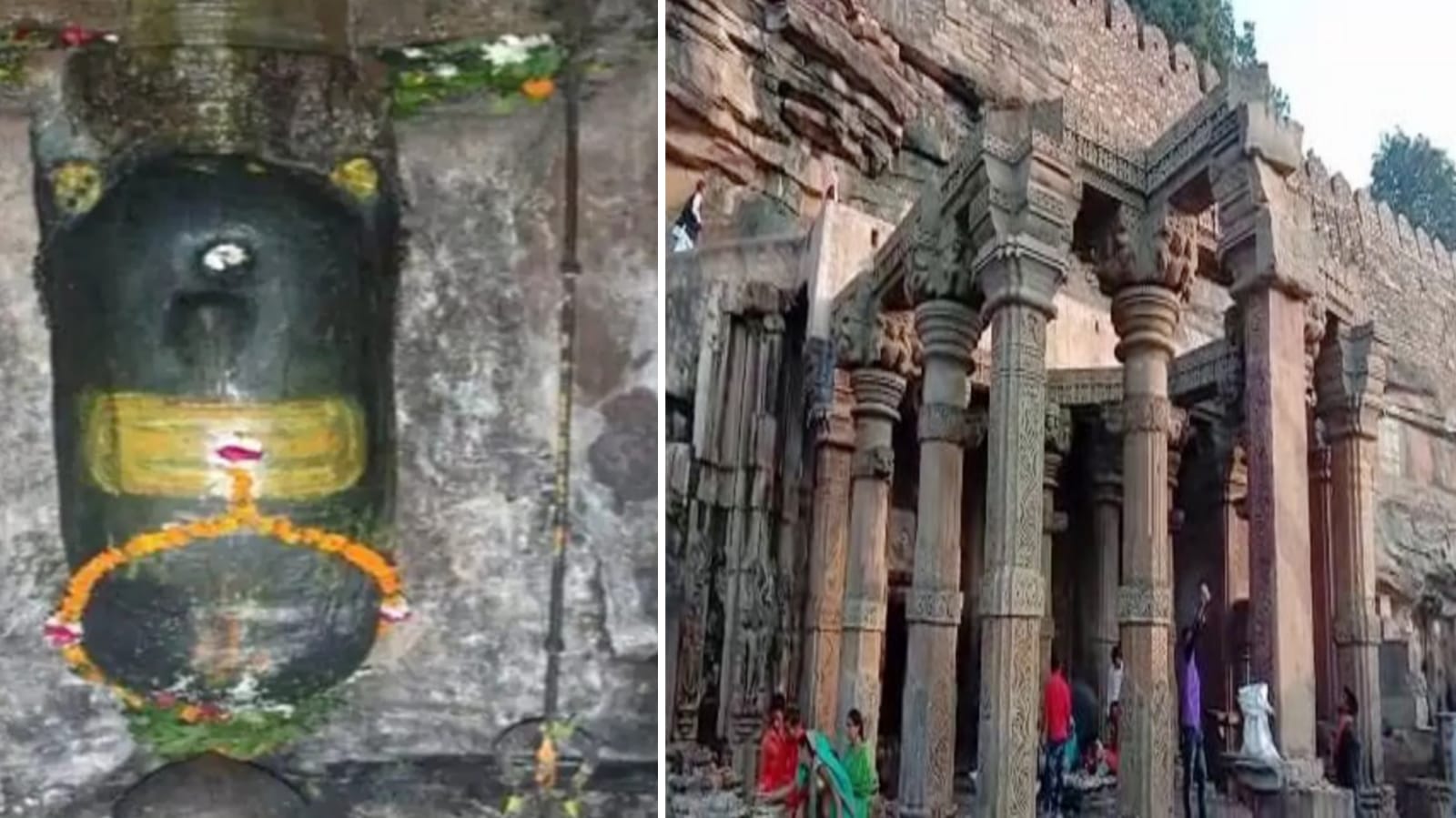 बांदा में अद्भुत शिव भगवान की मूर्ति : गले से फूटी जलधारा