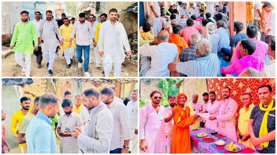 विधायक प्रकाश द्विवेदी ने भाजपा सदस्यता अभियान को दिया नया बल: गांव-गांव पहुंचाया मोदी का संदेश
