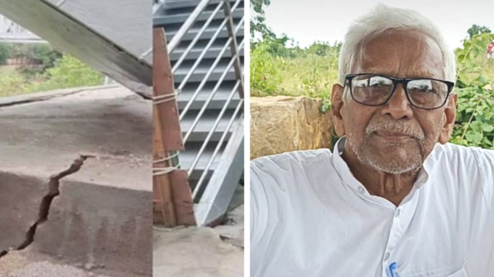 चित्रकूट आई स्काई ग्लास ब्रिज में दरार : प्रपात के सौंदर्य का बंटाधार, तकनीक की अनदेखी