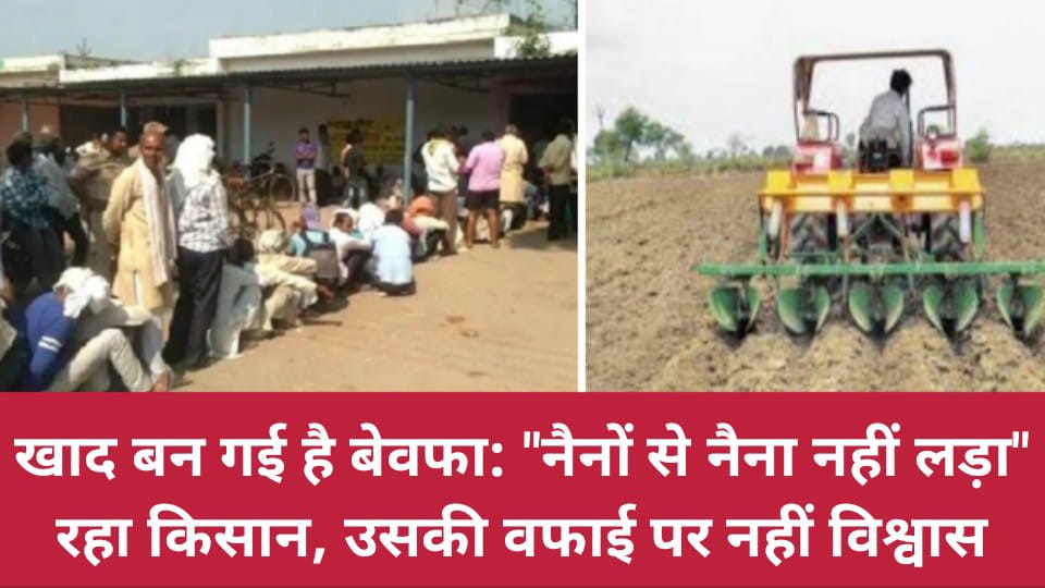 खाद बन गई है बेवफा: "नैनों से नैना नहीं लड़ा" रहा किसान,उसकी वफाई पर नहीं विश्वास
