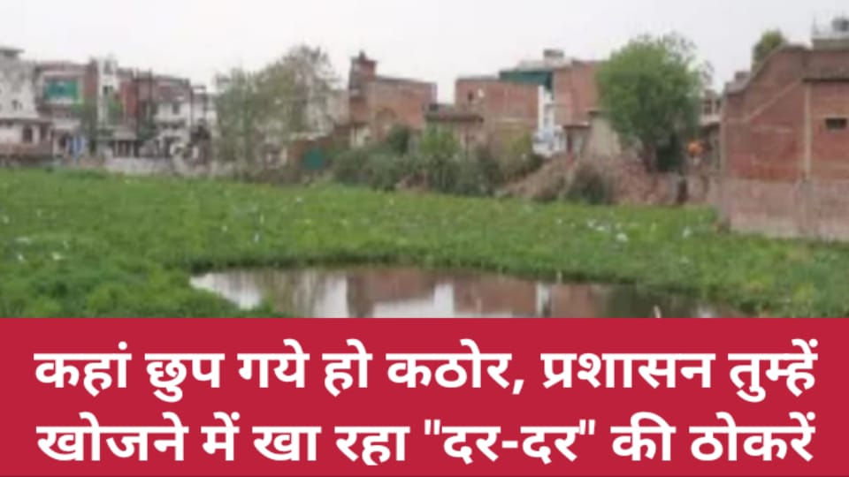 कहां छुप गये हो कठोर, प्रशासन तुम्हें खोजने में खा रहा "दर-दर" की ठोकरें