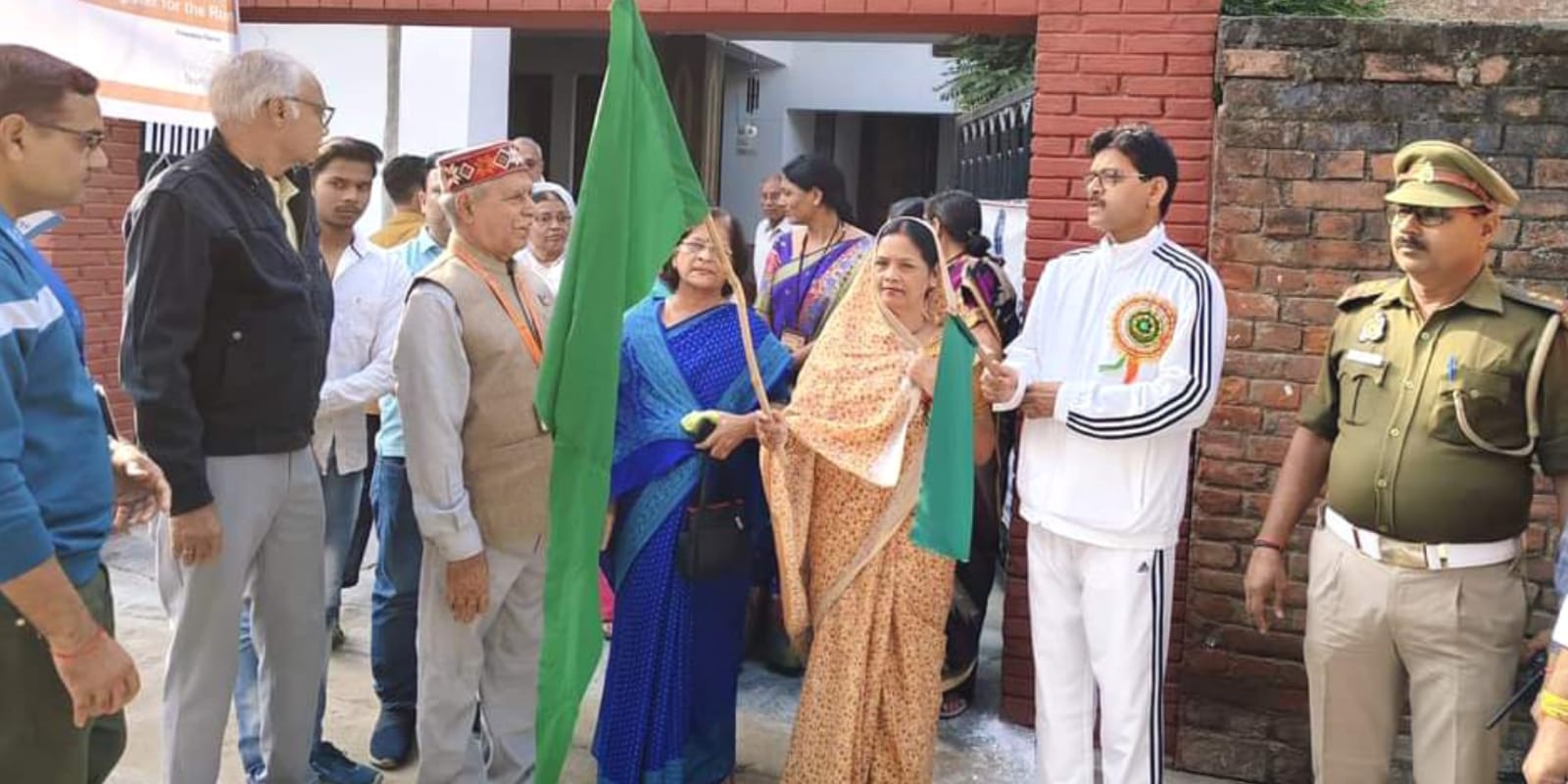 पालिका अध्यक्ष मालती गुप्ता नें "ग्रीन कान्हा रन" में दिया स्वच्छ और ग्रीन बांदा का संदेश