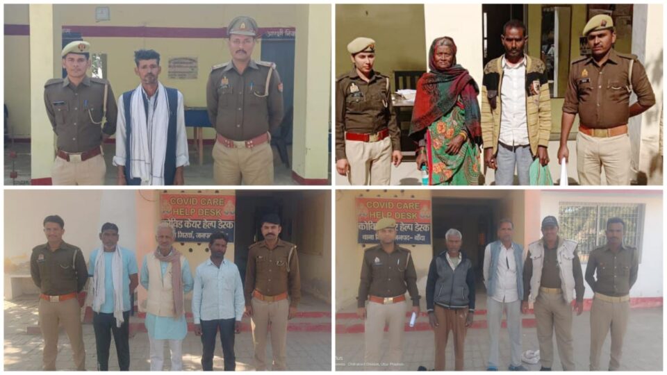 पुलिस का सख्त अभियान: अपराधियों की धरपकड़ तेज, 10 वारंटी भेजे जेल