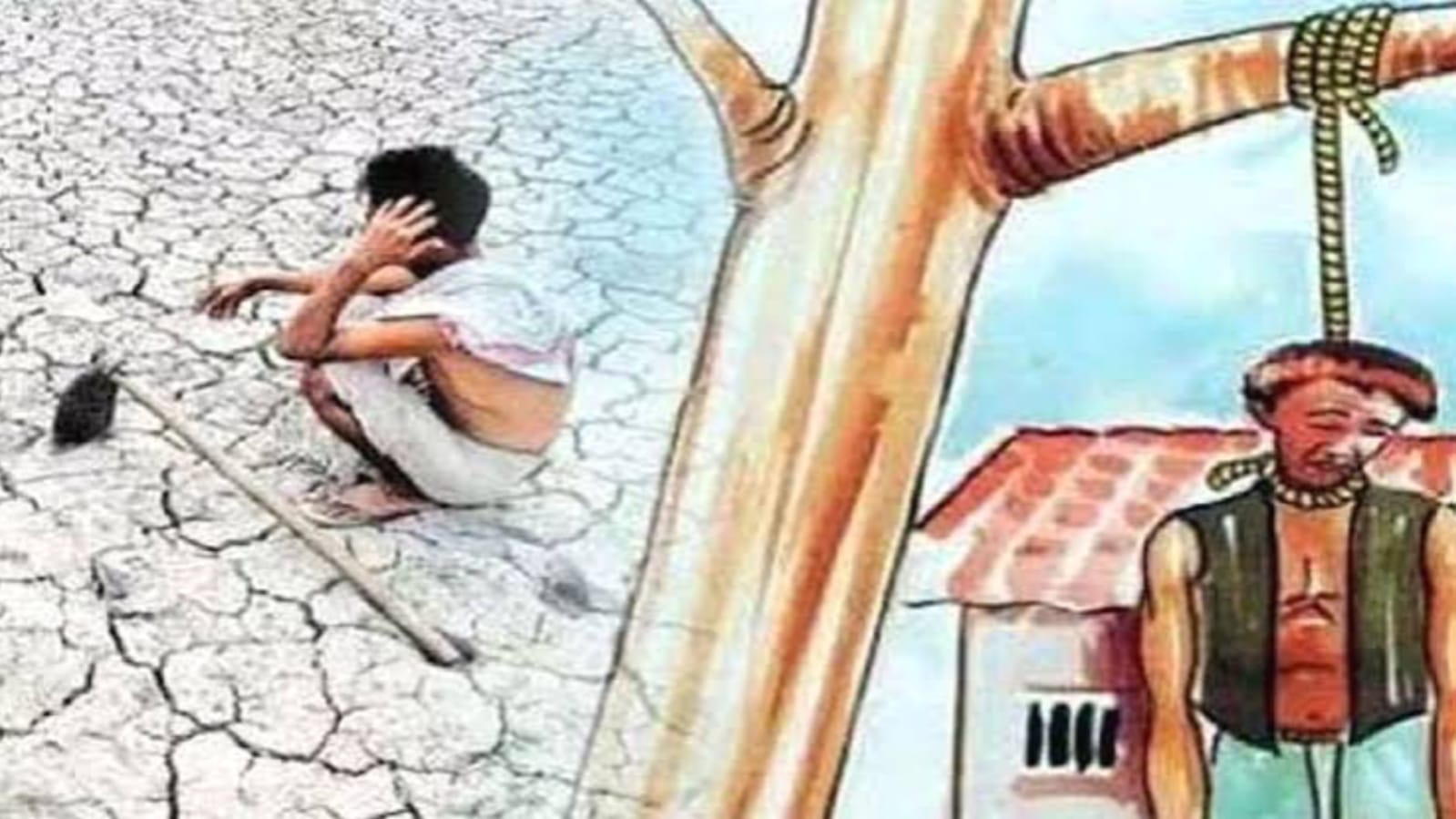 बेटी की शादी का कर्ज और फसल बर्बादी से टूटा किसान: खेत में पेड़ से लटककर दी जान