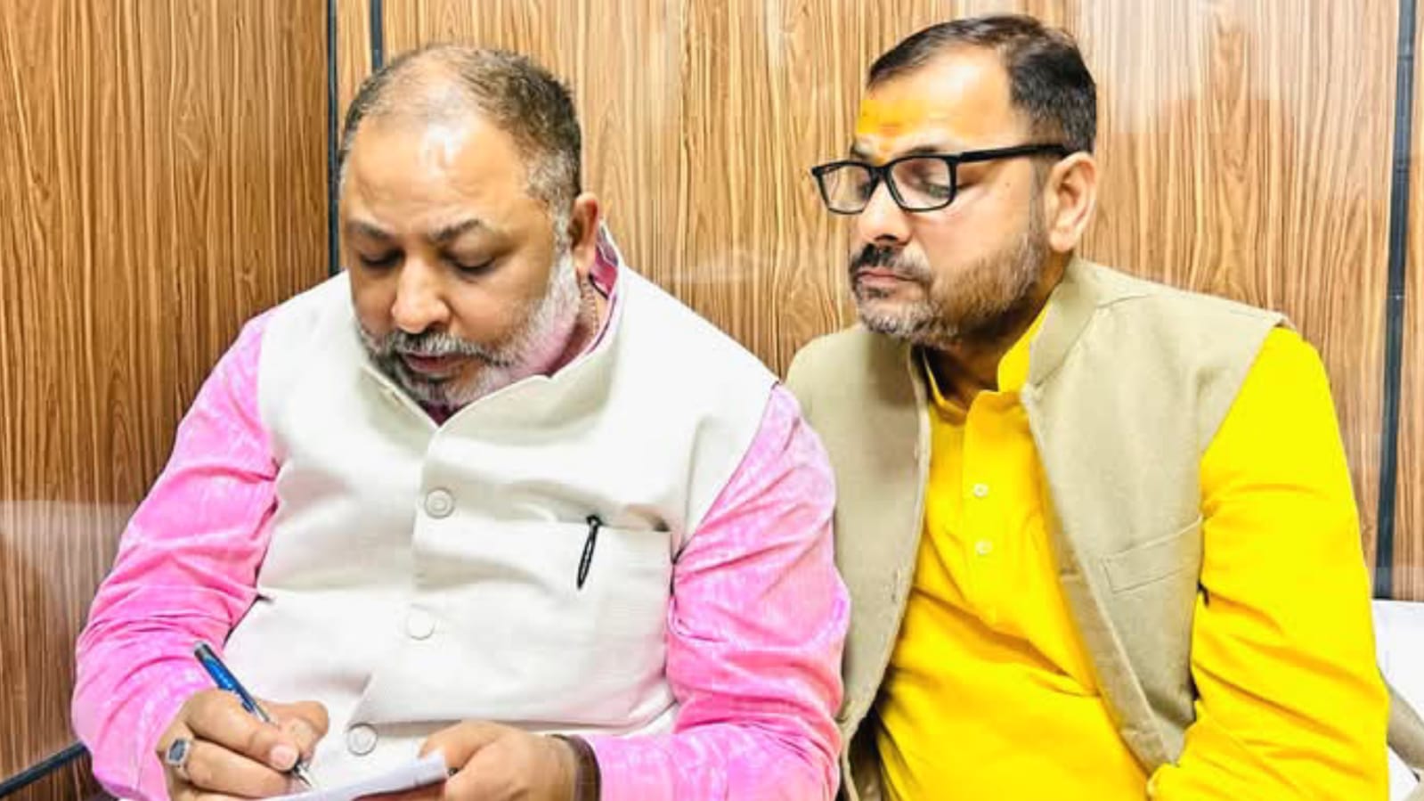 विधायक प्रकाश द्विवेदी की मंत्रियों से मुलाकात: बांदा के विकास कार्यों पर हुई विस्तृत चर्चा