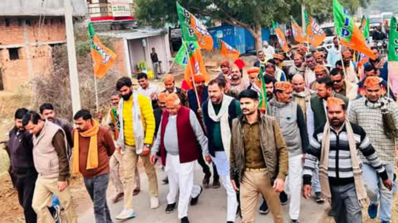 विधायक प्रकाश की पदयात्रा: जनता को बताया अटल का लोकतांत्रिक मंत्र