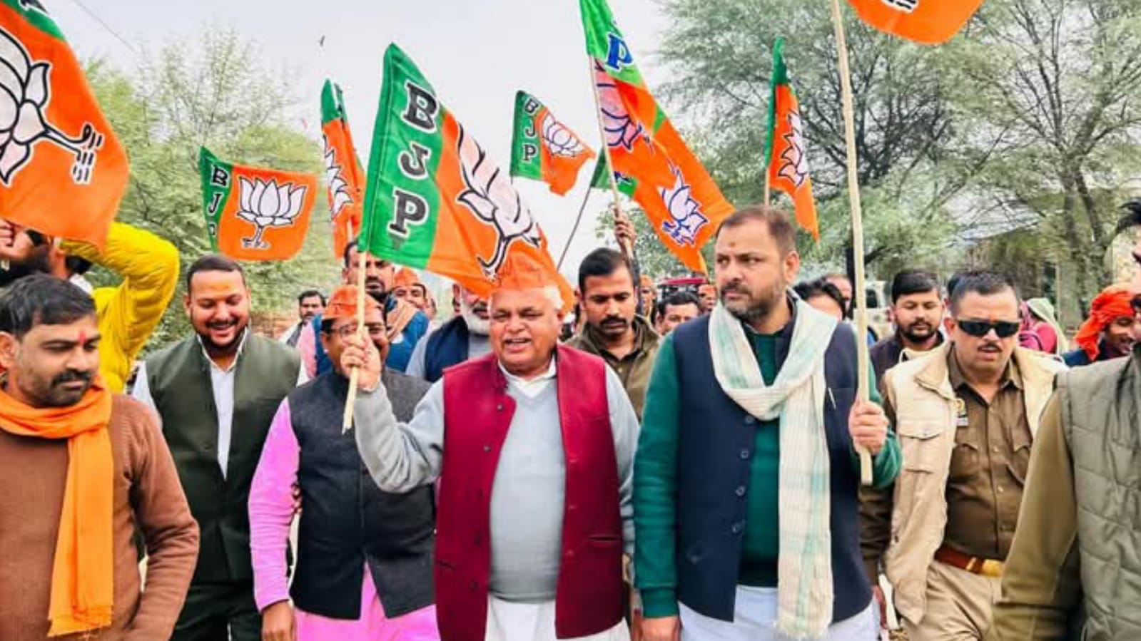 विधायक प्रकाश की पदयात्रा: जनता को बताया अटल का लोकतांत्रिक मंत्र
