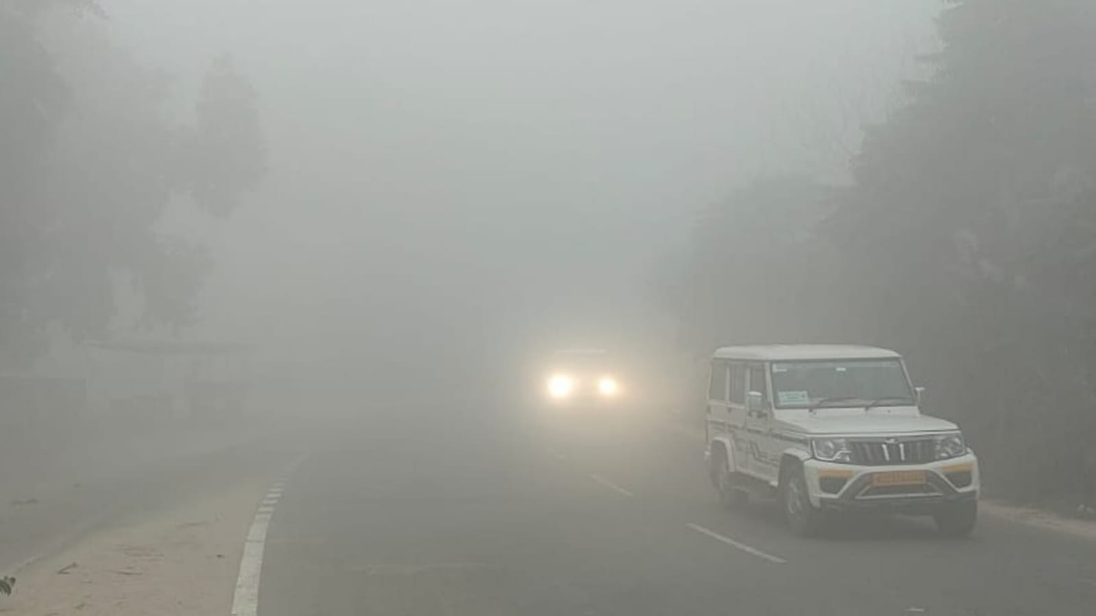 बुंदेलखंड का ​शिमला बना बांदा: कोहरे की चादर में लिपटा रहा पूरा इलाका