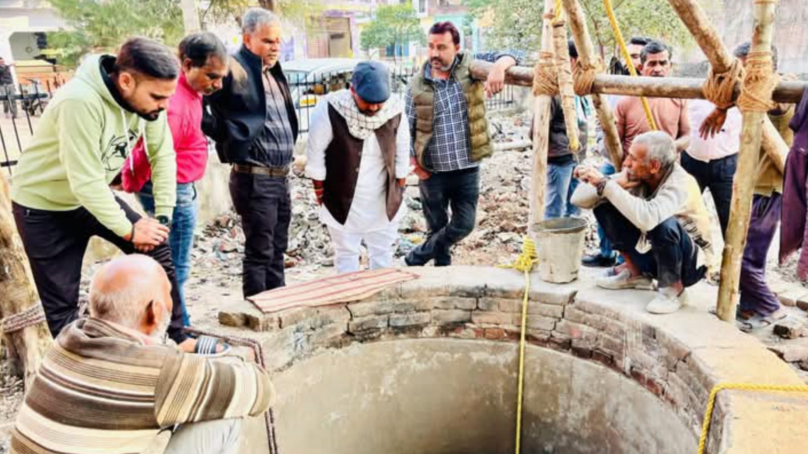 पालिका प्रतिनिधि अंकित बासु द्वारा "निर्माण कार्य" का निरीक्षण: सफाई व्यवस्था पर विशेष जोर