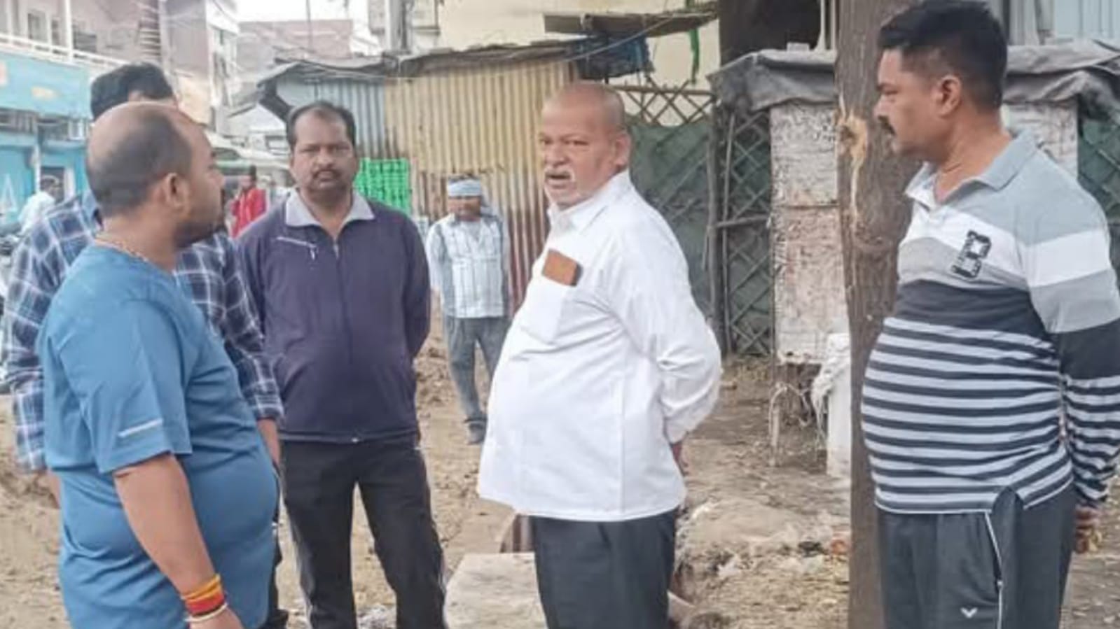 अंकित गुप्ता के औचक निरीक्षण से हड़कंप : निर्माण कार्यों में लापरवाही पर चेतावनी