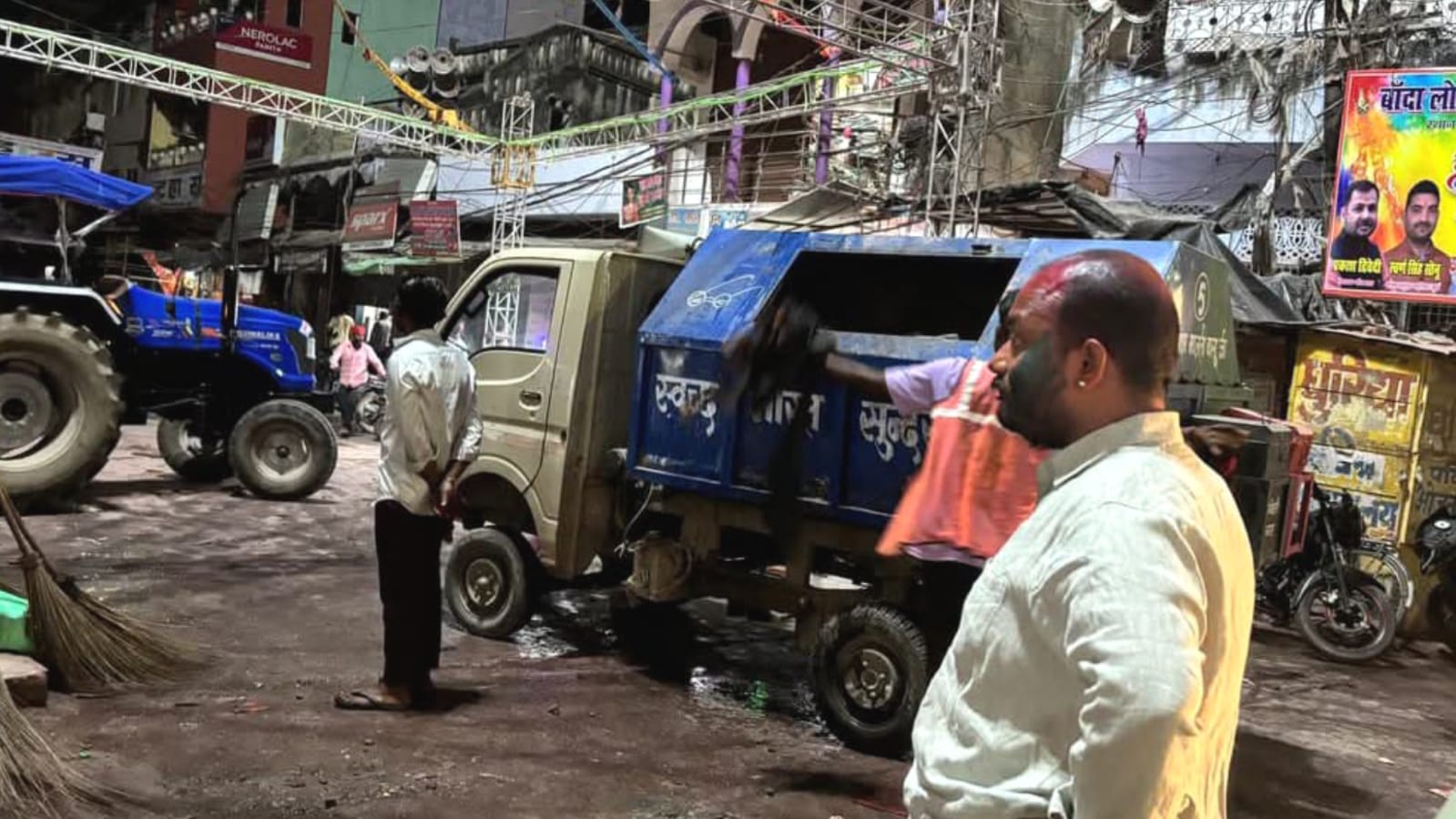 प्रतिनिधि अंकित गुप्ता ने होली के बाद संभाली सफाई व्यवस्था: युद्धस्तर पर चला अभियान