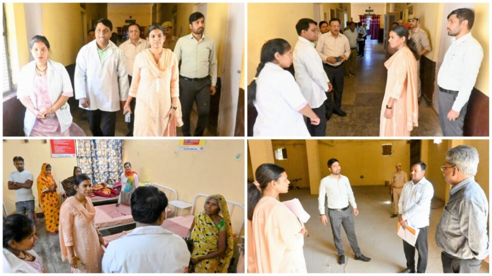 डीएम जे. रीभा द्वारा तीन बड़े संस्थानों का औचक निरीक्षण : लापरवाही पर जताई कड़ी नाराजगी