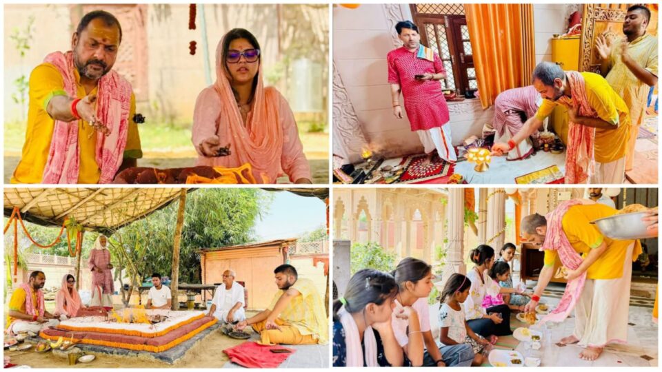 विधायक प्रकाश धार्मिक आस्था की बने मिसाल: कैलाशेश्वर मंदिर में किया कन्या पूजन