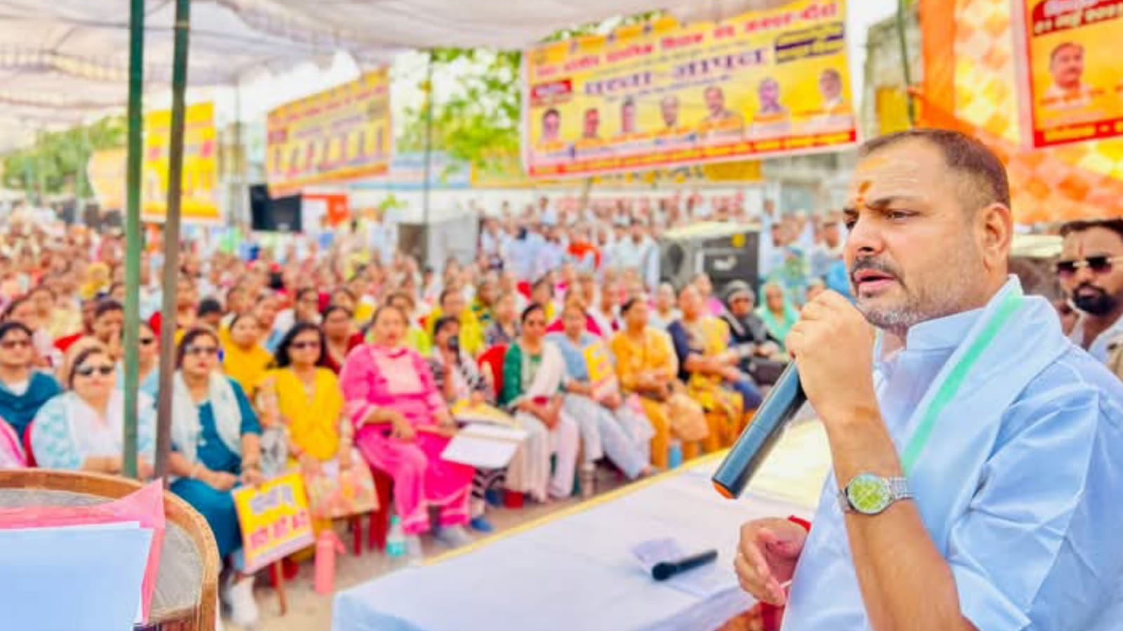 विधायक प्रकाश का शिक्षकों से वादा: योगी सरकार 'शिक्षक हितों' को लेकर प्रतिबद्ध