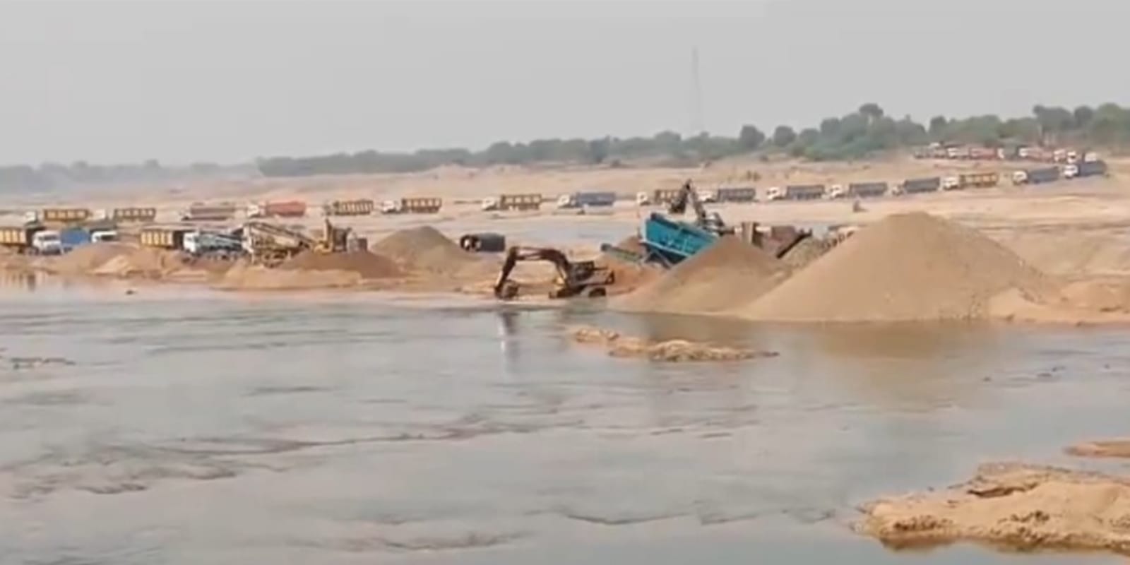 दांदो खदान में खाक हो रही योगी सरकार की खनन नीति ? माफिया के आगे सिस्टम ने टेके घुटने ?