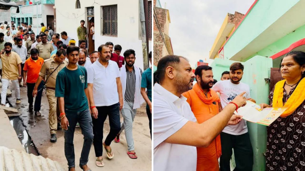 विधायक प्रकाश जनता के बीच गढ़ते 'विश्वास की नींव': गूंजी 'विकास की यात्रा'