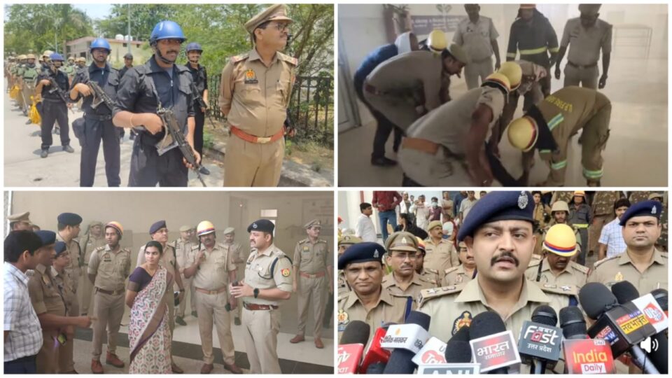 बांदा अस्पताल बना ऑपरेशन ज़ोन: मॉक ड्रिल में 'गोलियों' की गूंज, दो फर्जी 'आतंकी' हुए ढेर