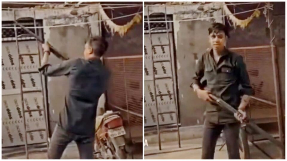 युवक ने कानून की उड़ाई धज्जियां: बंदूक से की हर्ष फायरिंग, वीडियो से हड़कंप