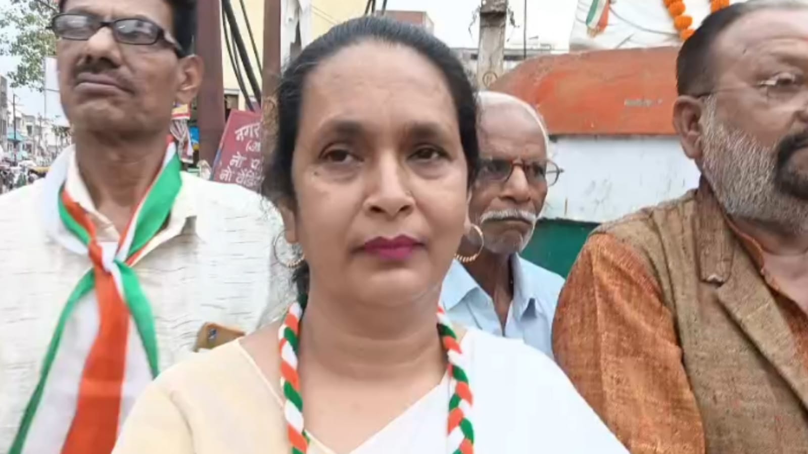भारत की बेटी का अपमान नहीं सहेगा हिंदुस्तान: कांग्रेसियों में उबाल, गांधी चौक पर फूटा गुस्सा
