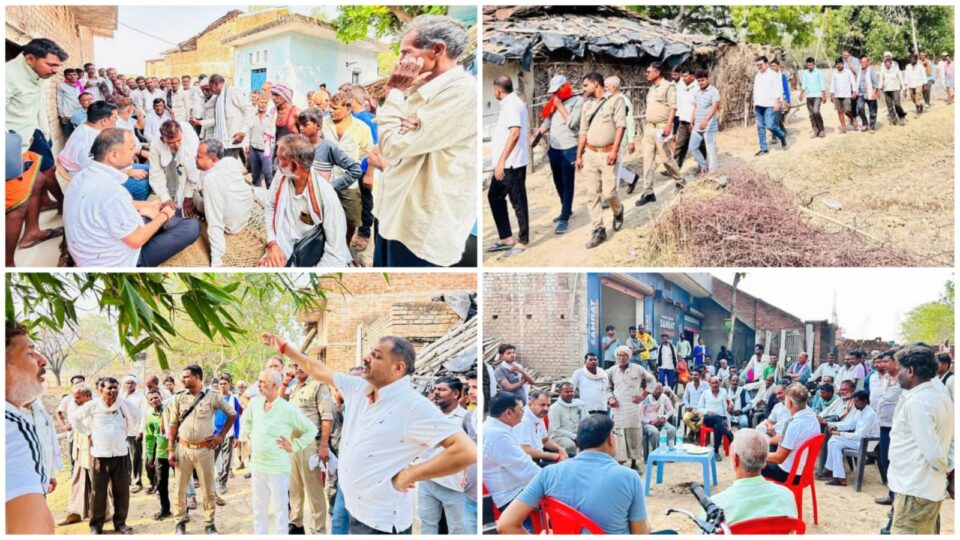 विधायक प्रकाश ने रचा इतिहास: अति सुबह गांवों में दस्तक, बना जनचर्चा का विषय