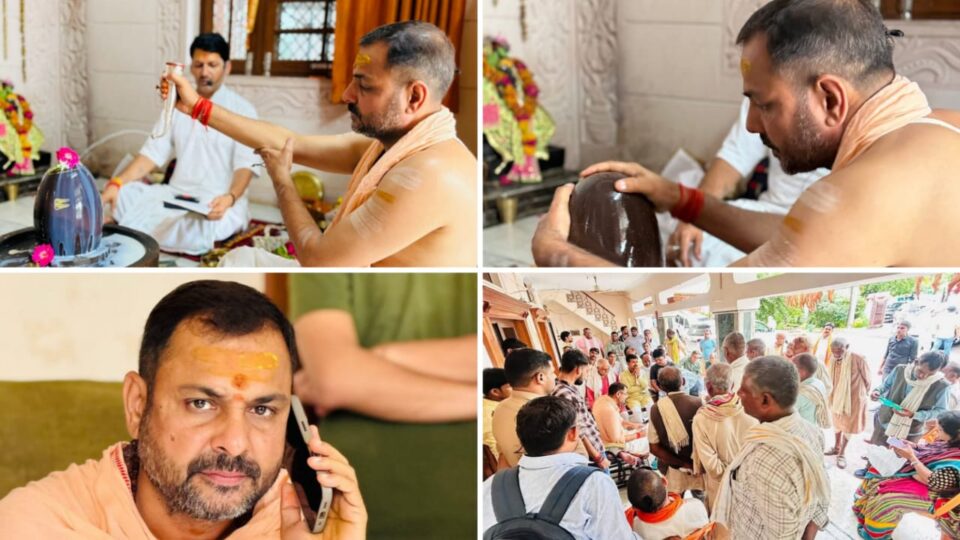 विधायक प्रकाश 'त्रिवेणी स्वरूप' में उभरे: भक्ति, शक्ति और सेवा का दिखा अद्भुत संगम