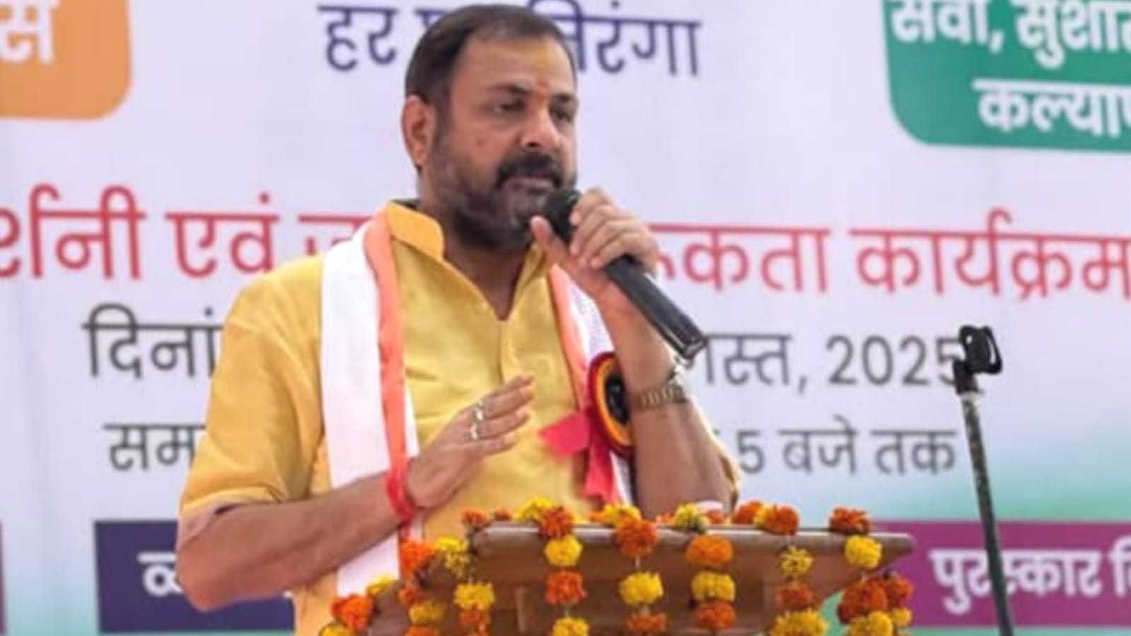 विधायक प्रकाश बोले: मोदी और योगी राजनीति के कर्मयोगी पुरोधा, छात्रों में भरा आत्मविश्वास