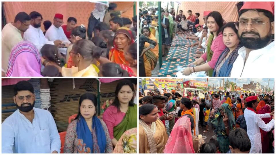 सपा ने नवदुर्गा विसर्जन को बनाया यादगार: आस्था, सामाजिक समरसता का दिखा संगम
