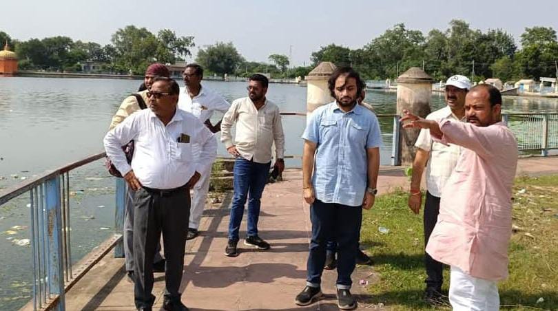 प्रतिनिधि अंकित द्वारा नगर सुंदरीकरण को मिली उड़ान: लखनऊ टीम ने किया निरीक्षण