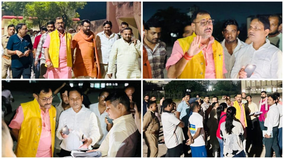 विधायक प्रकाश 'खेल और विकास' की लिख रहे इबारत: स्टेडियम का किया 'गहन निरीक्षण'