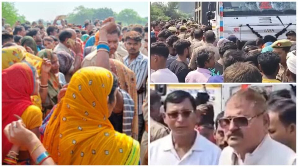 दर्दनाक हादसा: ट्रक की चपेट में आई छात्रा की मौत, ग्रामीणों नें लगाया जाम