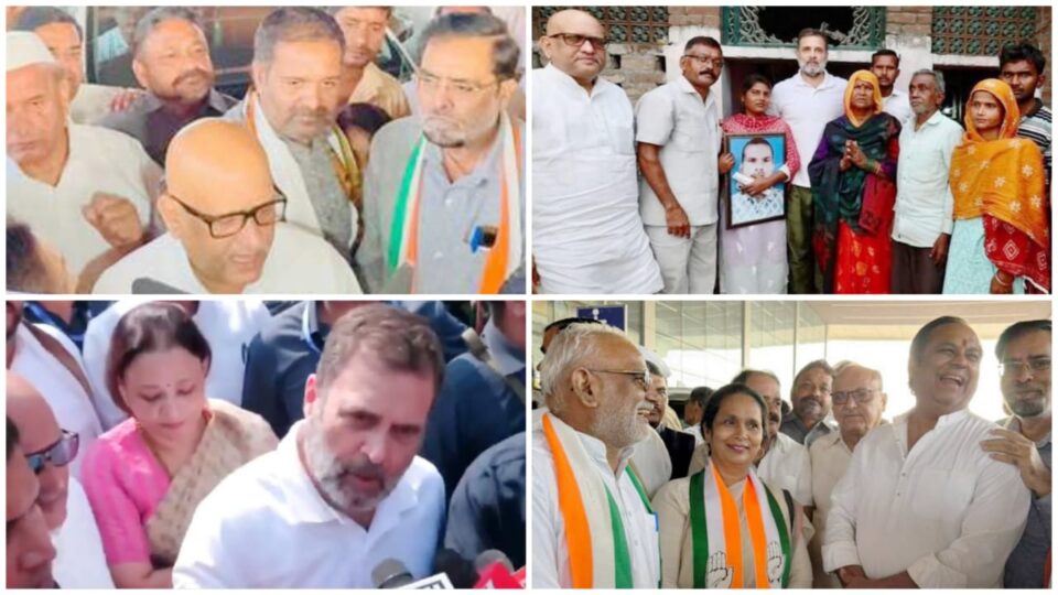 राहुल गांधी के फतेहपुर दौरे में राजेश दीक्षित ने निभाई 'अहम' भूमिका: परिजनों से जताई 'संवेदना'