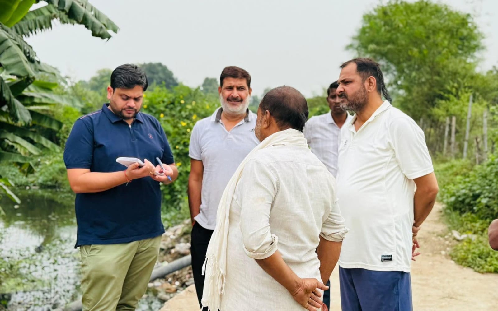 विधायक प्रकाश द्वारा सौंदर्यीकरण और विकास कार्यों का निरीक्षण: तेज गति लाने का निर्देश