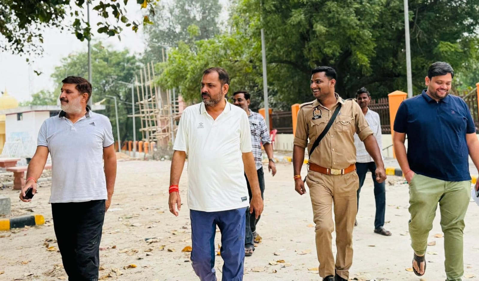 विधायक प्रकाश द्वारा सौंदर्यीकरण और विकास कार्यों का निरीक्षण: तेज गति लाने का निर्देश