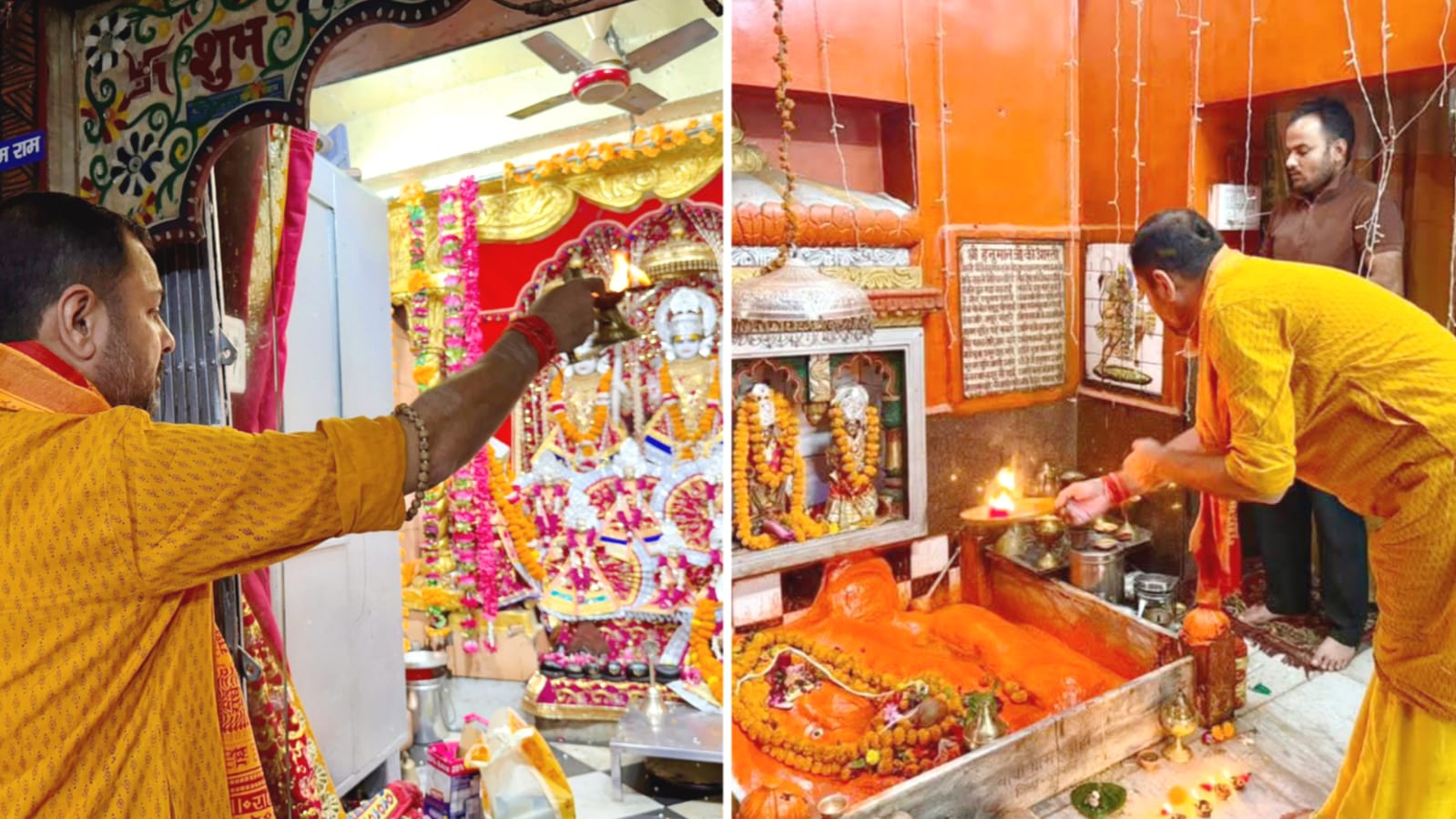 विधायक प्रकाश ने 'कामतानाथ' में टेका माथा: 'जनकल्याण' की किया कामना