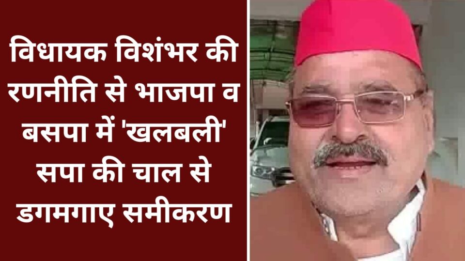 विधायक विशंभर की रणनीति से भाजपा व बसपा में 'खलबली' : सपा की चाल से डगमगाए समीकरण