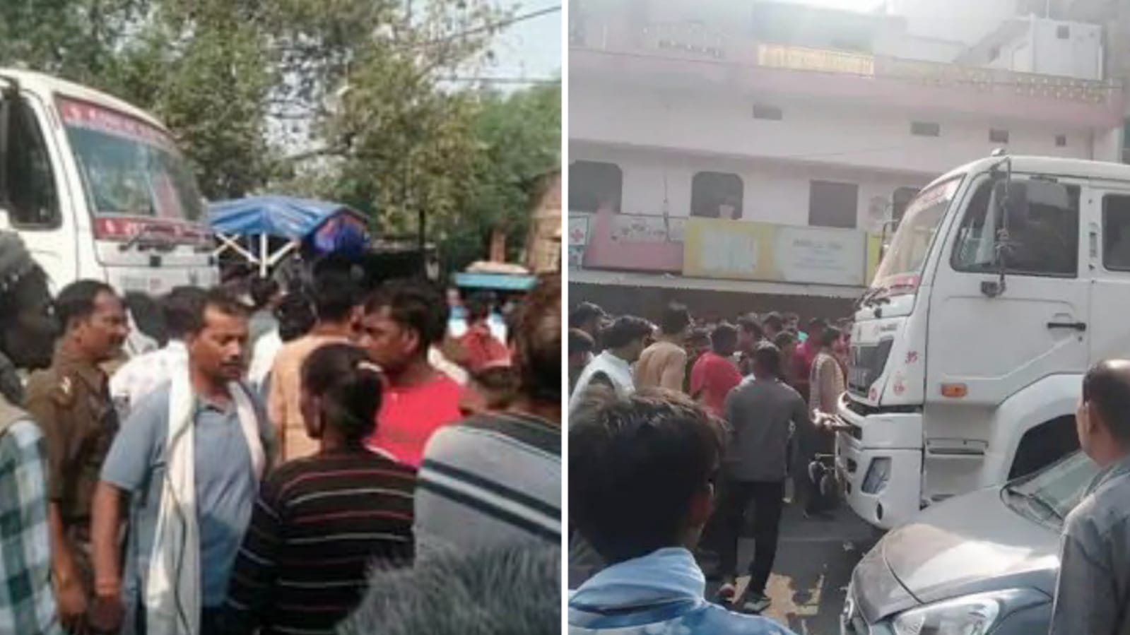 स्कूल की राह बनी 'मौत' का रास्ता: छात्र की ट्रक से कुचलकर मौत, परिजनों द्वारा हाईवे 'जाम'