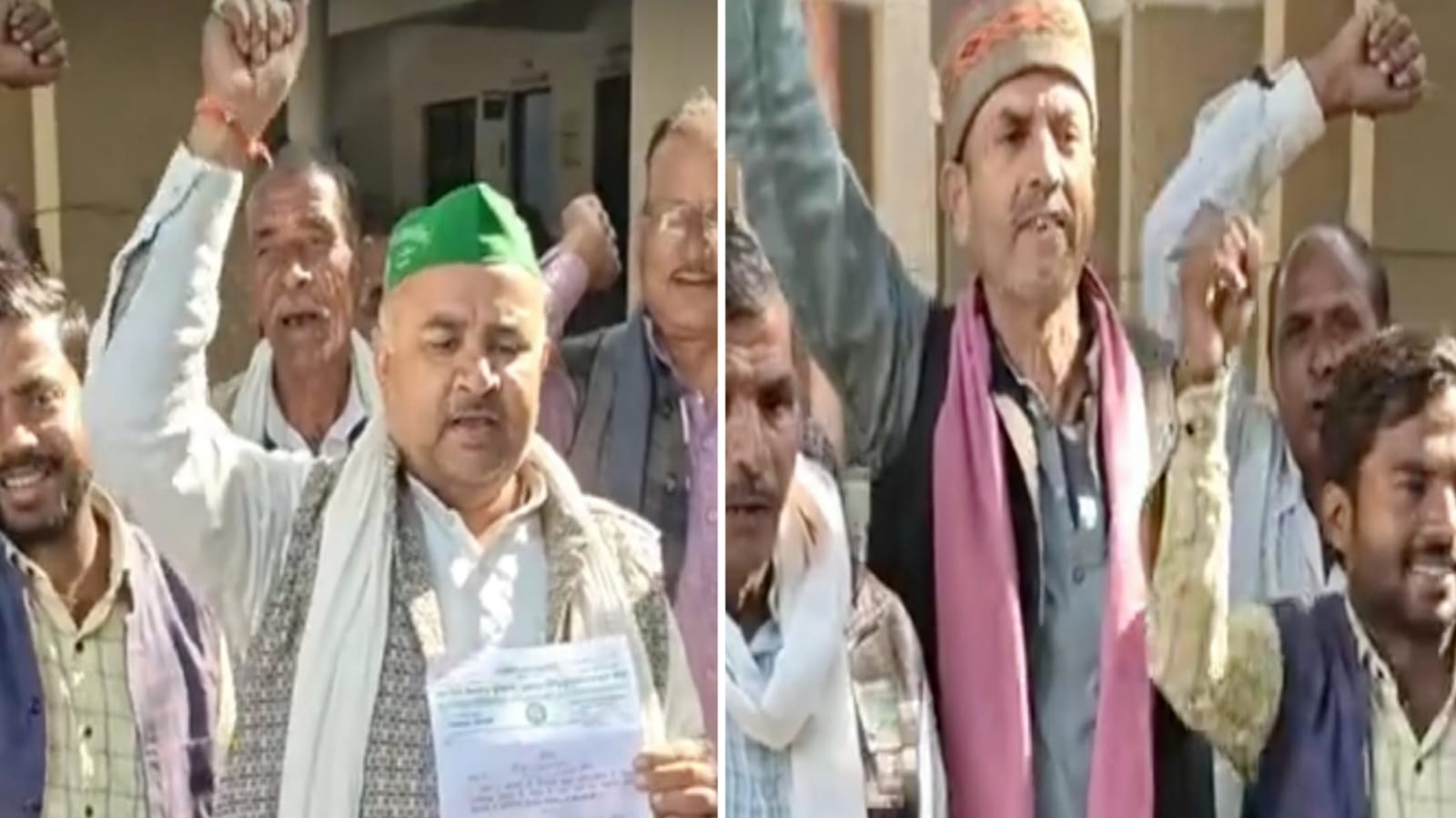 चकबंदी कार्य में 'धीमी गति और भ्रष्टाचार' से किसानों में 'आक्रोश' : दिया ज्ञापन
