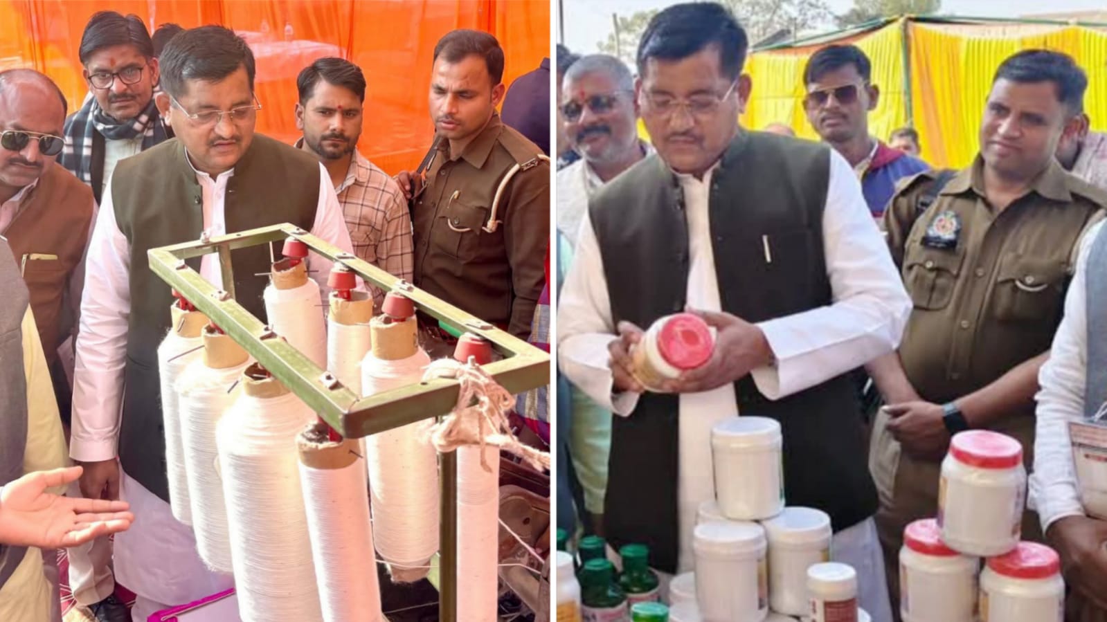 मंत्री रामकेश द्वारा 'आत्मनिर्भर भारत का मंत्र': ग्रामोद्योग मेले में भरी 'स्वदेशी' चेतना