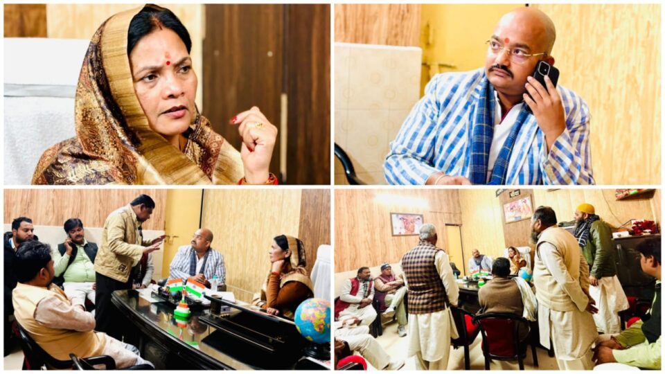 अध्यक्ष मालती व प्रतिनिधि अंकित का 'जनता दरबार' : चुटकियों में 'समस्याओं' का हुआ 'समाधान'