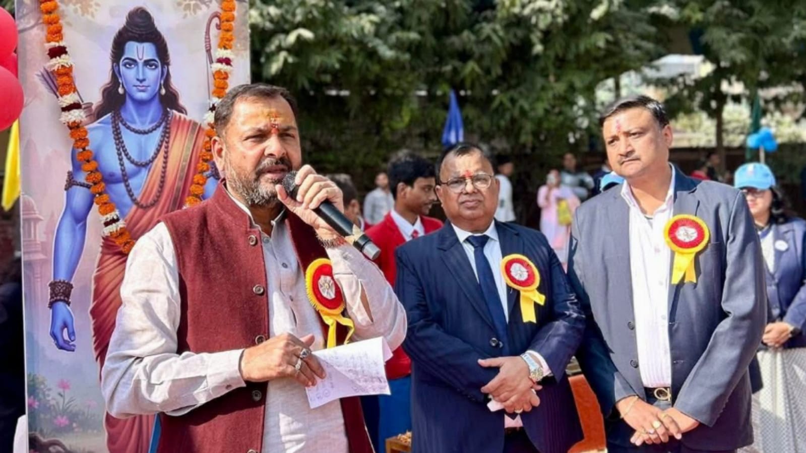 विधायक प्रकाश ने 'खिलाड़ियों' का बढ़ाया हौसला: बच्चों के 'जोश' ने 'मन' मोहा