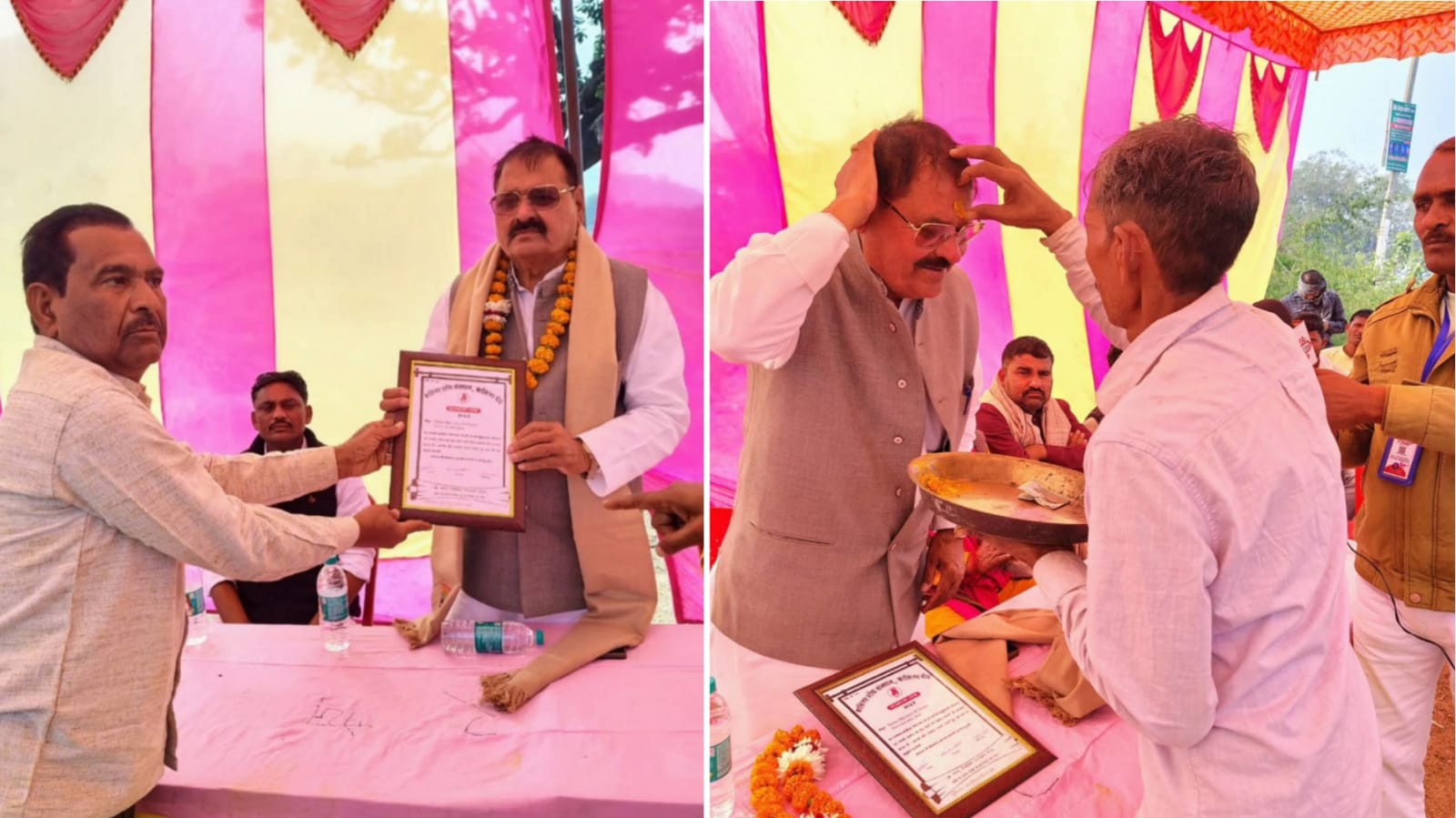 विधायक विशंभर को 'दानवीर कर्ण की संज्ञा: कालिंजर बस स्टाप के लिए 'दान' की थी 'बेशक़ीमती भूमि' !