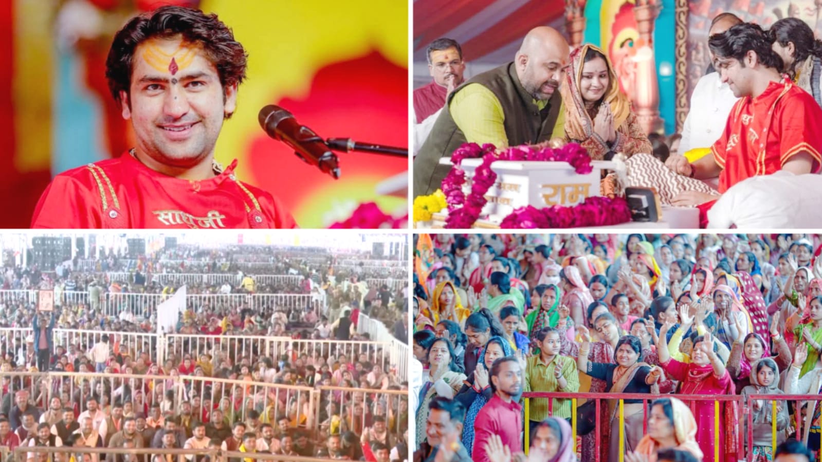 हनुमंत कथा तीसरा दिन: पराक्रम, भक्ति व बुद्धि का बना संगम, अर्जियां स्वीकार का चमत्कार