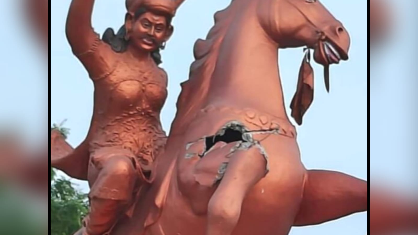 महाराजा खंगार 'खंडित प्रतिमा' पर फूटा गुस्सा: समाज का प्रशासन को 'अल्टीमेटम'