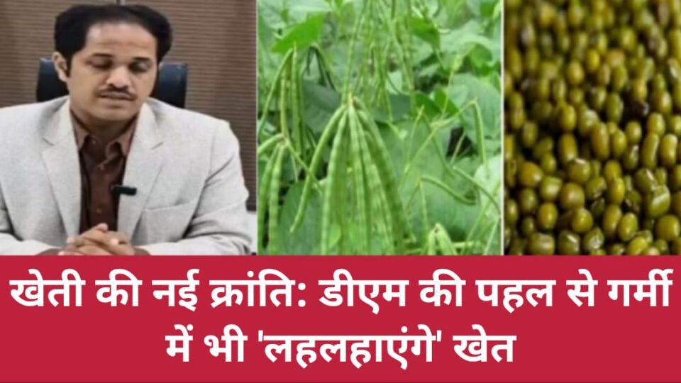 खेती की नई क्रांति: डीएम की पहल से गर्मी में भी लहलहाएंगे खेत